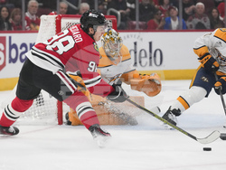 Predators Blackhawks Hockey