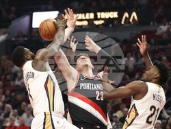 Pelicans Trail Blazers Basketball