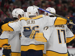 Predators Blackhawks Hockey