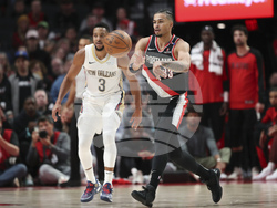 Pelicans Trail Blazers Basketball