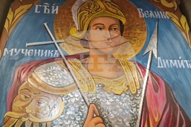 Село Клисура - храм "Св. Димитър Солунски" - празник - литургия