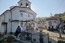 Село Ръждак, община Петрич - храм "Свети Великомъченик Димитър Солунски"
