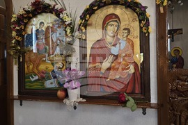 Село Ръждак, община Петрич - храм "Свети Великомъченик Димитър Солунски"