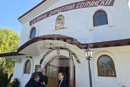 Село Ръждак, община Петрич - храм "Свети Великомъченик Димитър Солунски"