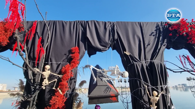 45 тона тикви са използвани за най-големия фестивал за Хелоуин в Румъния, който се провежда в Букурещ