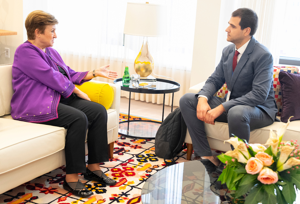 САЩ - МВФ - IMFC - Кристалина Георгиева - интервю