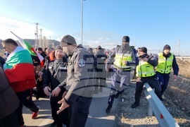 Благоевград - протест - АМ "Струма"