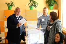Парламентарни избори - Бойко Борисов - гласуване