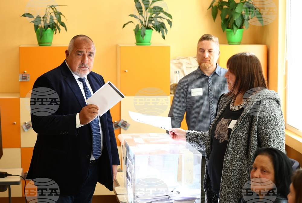 Парламентарни избори - Бойко Борисов - гласуване