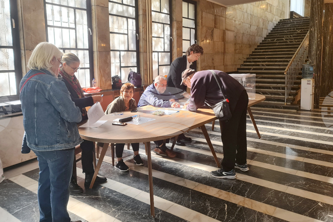 Турция - Анкара - парламентарни избори - гласуване