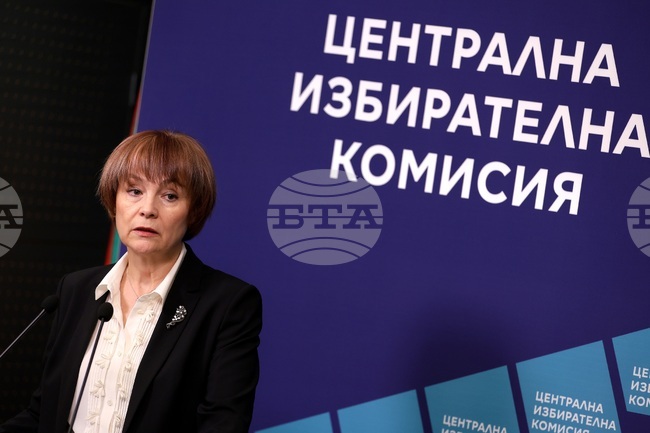 Централна избирателна комисия - Росица Матева - брифинг