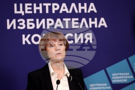 Централна избирателна комисия - Росица Матева - брифинг