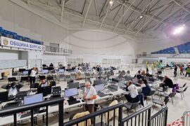 Бургас - парламентарни избори - предаване на изборни книжа