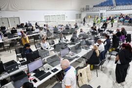 Бургас - парламентарни избори - предаване на изборни книжа