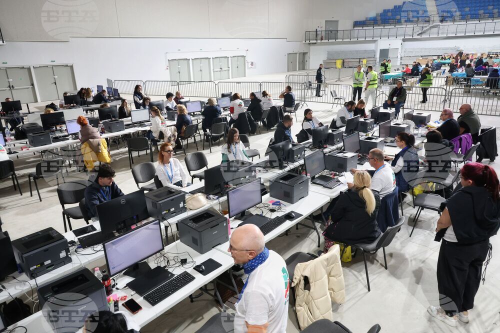 Бургас - парламентарни избори - предаване на изборни книжа