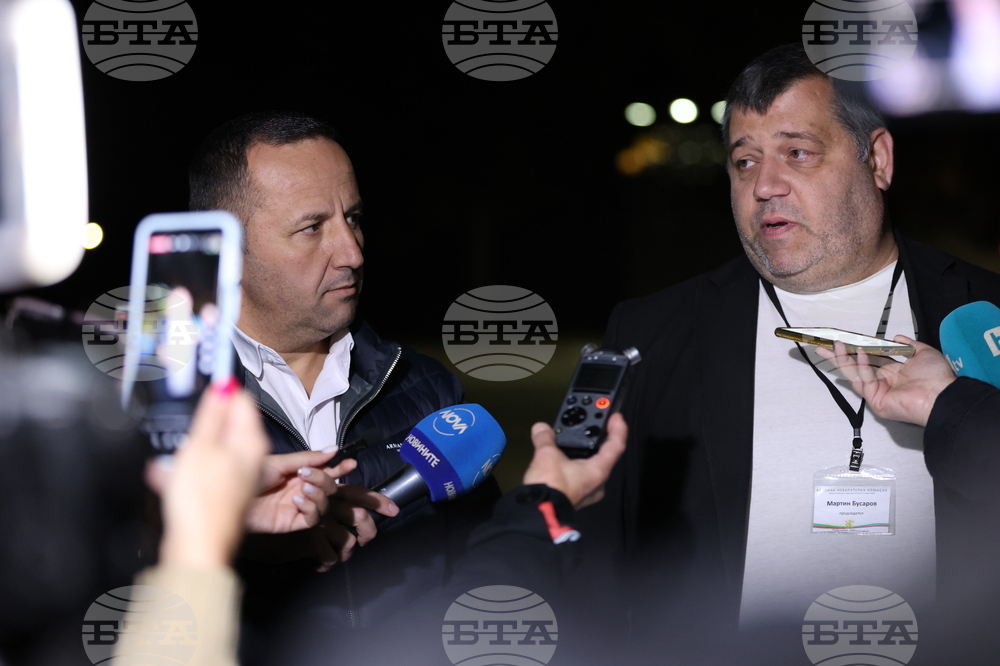 Благоевград - Георги Динев - Мартин Бусаров - брифинг