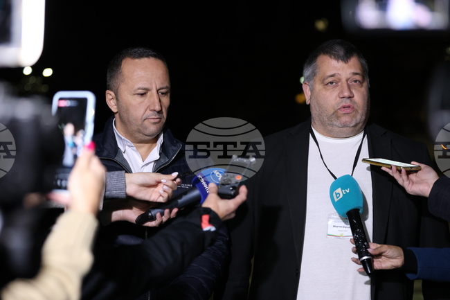 Благоевград - Георги Динев - Мартин Бусаров - брифинг