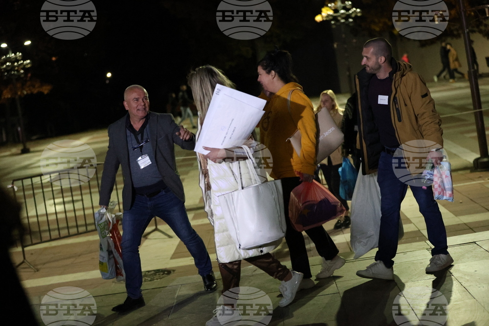 Благоевград - парламентарни избори - предаване на изборни книжа