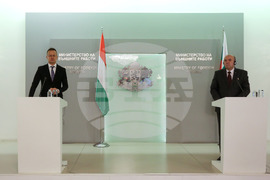 Николай Милков - Петер Сиярто - пресконференция