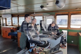 Bulgarian navy research ship bound for Antarctica - Day 20: Ship's Crew with High Morale