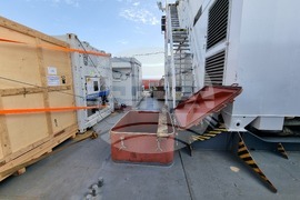 Ден 21 - сутрин - „Св. св. Кирил и Методий“ навлезе в район с потенциална опасност за навигационната сигурност