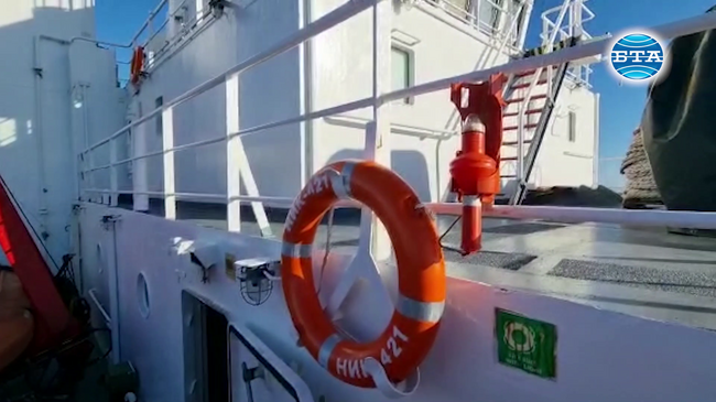 „Св. св. Кирил и Методий“ навлезе в район с потенциална опасност за навигационната сигурност