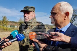 Учебен полигон "Ново село" - ВИП ден - командно-щабно учение