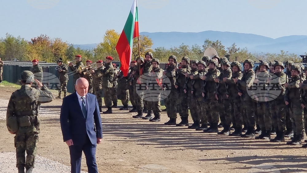 Учебен полигон "Ново село" - ВИП ден - командно-щабно учение