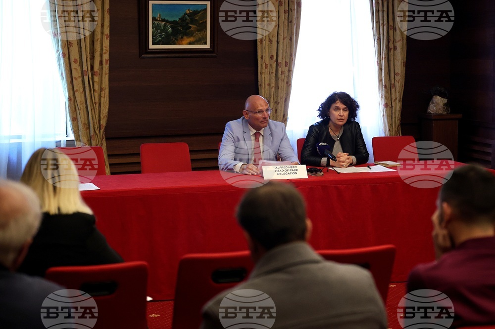 Парламентарна асамблея на Съвета на Европа - пресконференция