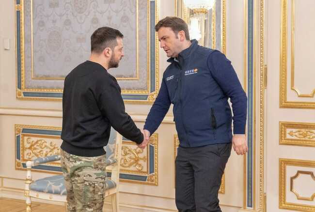 Османи на среща със Зеленски: ОССЕ има капацитета да помага на хората чрез работа на терен