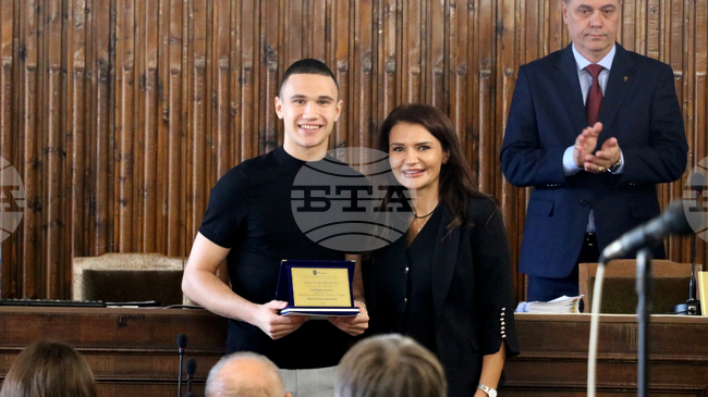 Волейболистът Николай Иванов е спортист за месец септември на Добрич