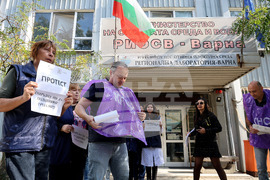 Варна  - протест - КНСБ