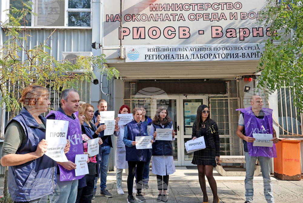 Варна - протест - КНСБ