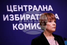 Централна избирателна комисия - брифинг - Росица Матева