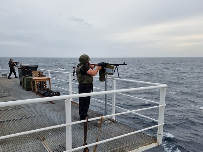 Day 22: Drill Conducted Onboard RSV 421 to Reflect Potential Attacks of Fast-moving Surface Objects