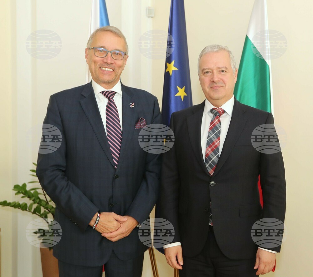 Bulgaria's Foreign Minister Kondov Meets Czech European Affairs Minister Dvorak