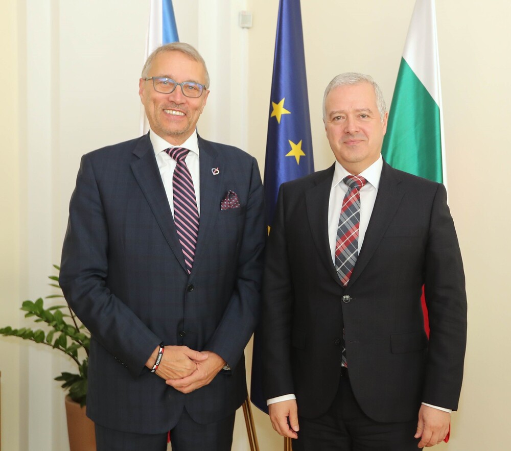 МВнР: Министър Иван Кондов се срещна с министъра по европейските въпроси на Чешката република Мартин Дворжак