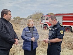 Село Катуница - пожар - хвостохранилище - брифинг