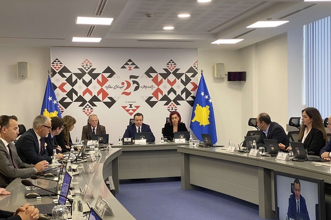 КосоваПрес: Косовското правителство одобри проектобюджета за 2025 г.