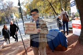 Площад „Вацлав Хавел“ - скулптура