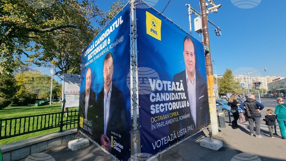 Румъния - предизборни плакати