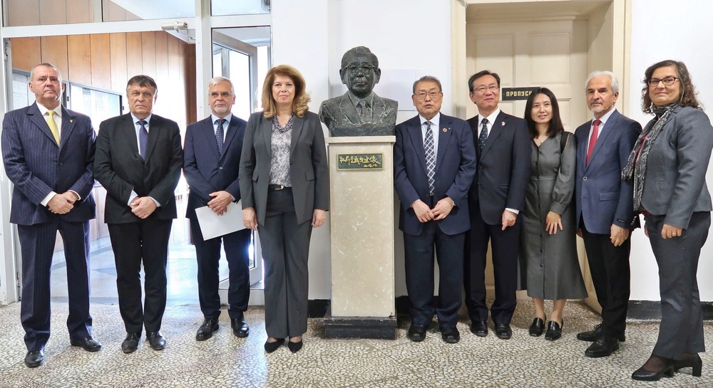 Bust of Prof Shigeyoshi Matsumae Unveiled in Sofia