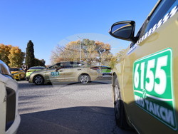 Пловдив - таксиметрови шофьори - протест