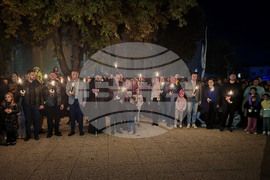 Враца - Ден на народните будители - Факелно шествие на родолюбието