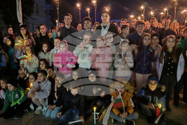 Враца - Ден на народните будители - Факелно шествие на родолюбието