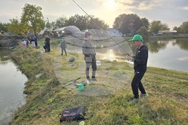 Петрич - деца от Рибарско училище - практическо занимание