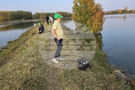 Петрич - деца от Рибарско училище - практическо занимание