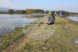 Петрич - деца от Рибарско училище - практическо занимание