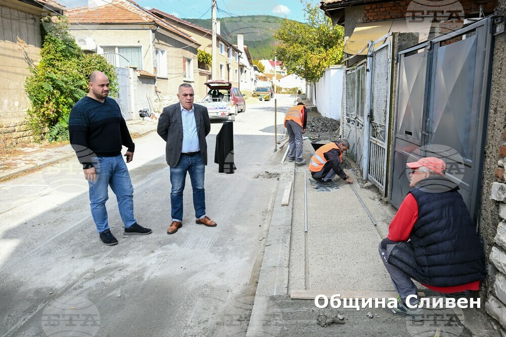 Започна ремонт на тротоари в Сливен