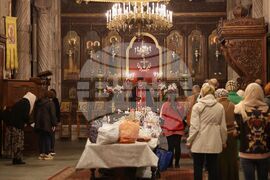 Бургас - храм "Св. св. Кирил и Методий" - панихида